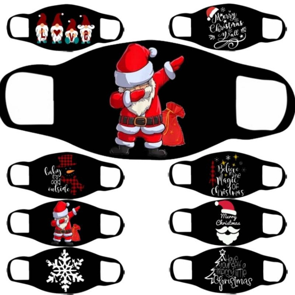 Step Ahead Christmas Face Masks – Cotton, Washable & Reusable (Adult Unisex, Multi-Color)