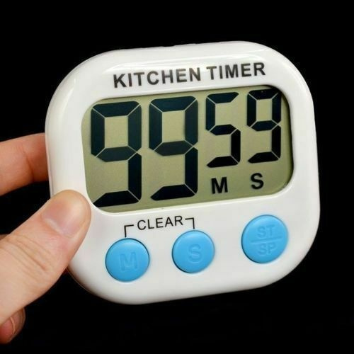 Digital LCD Kitchen Timer Magnetic Pocket Cook Chef Restaurant Egg Counter Alarm 