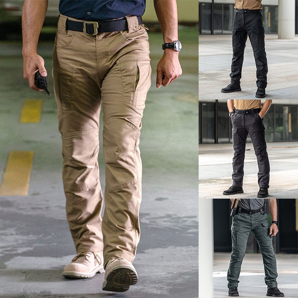 NEW Men's Waterproof Tactical Trousers Multi-pocket Breathable Work Pants  Outdoor Fishing Pants Cargo Pants Military Pants Plus Size 6XL