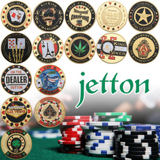 Collectibles, Poker, goldplatedcoin, Jewelry