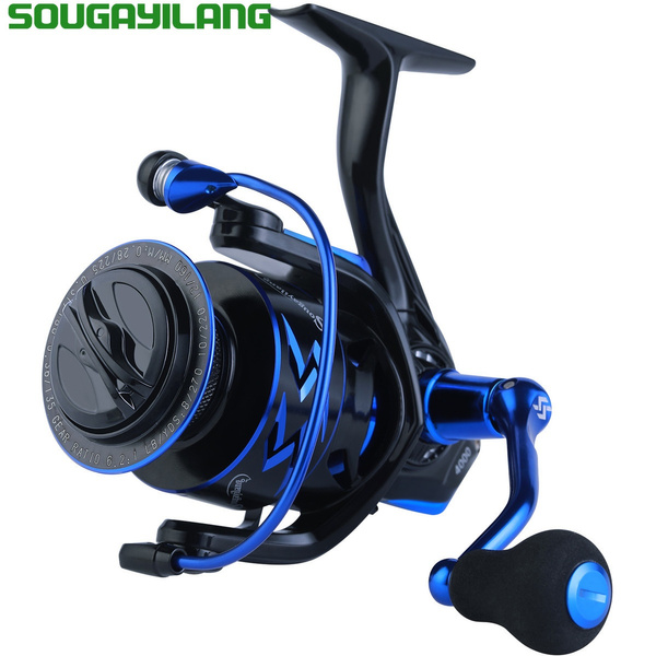 Fishing Reel 12+1BB Spinning Fishing Reel Blue Red Colour for Carp
