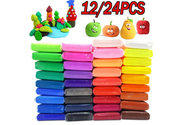 Modeling Clay Light Plasticine Soft Clay Air Drying Soft Polymer Clay  Educational Toy Special Diy Fluffy Clay Toys 36colors/set - Modeling  Clay/slime - AliExpress