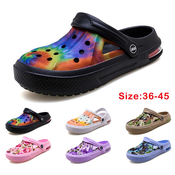 Summer Couple Camouflage Air Cushion Hole Shoes Sandals Men and Women ...