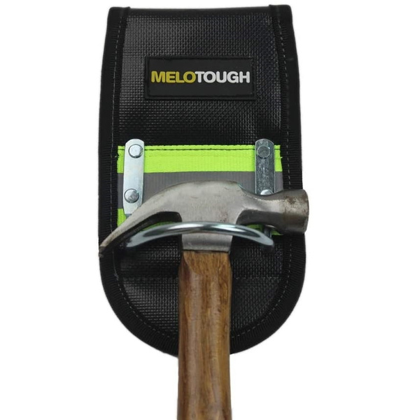 Heavy Duty Steel Loop Hammer Holder with Reflective Stripe HiViz