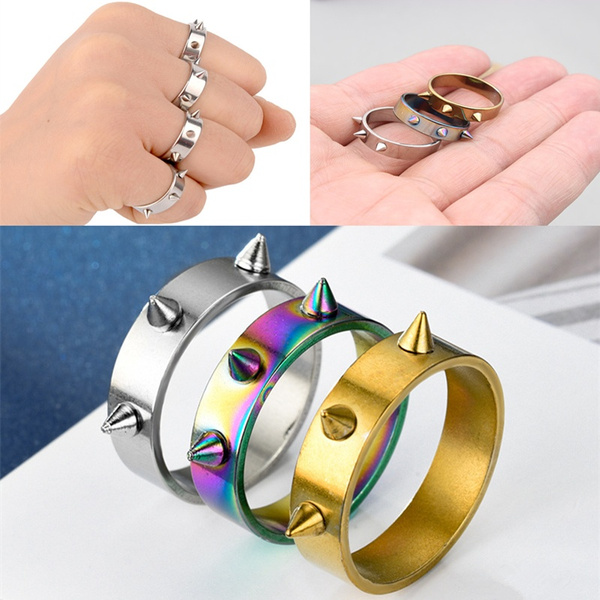 1pcs Self Protection Ring Window Breakere Survival Escape Tool 3 Spikes Self Defense Ring Wish 1pcs Self Protection Ring Window Breakere Survival Escape Tool 3 Spikes Self Defense Ring Wish