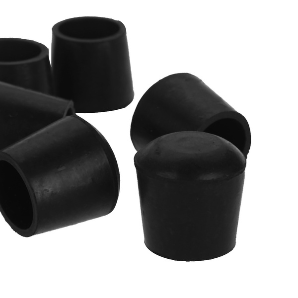 12Pcs Rubber Chair Leg Caps Round Nonslip Table Foot Dust Cover Floor