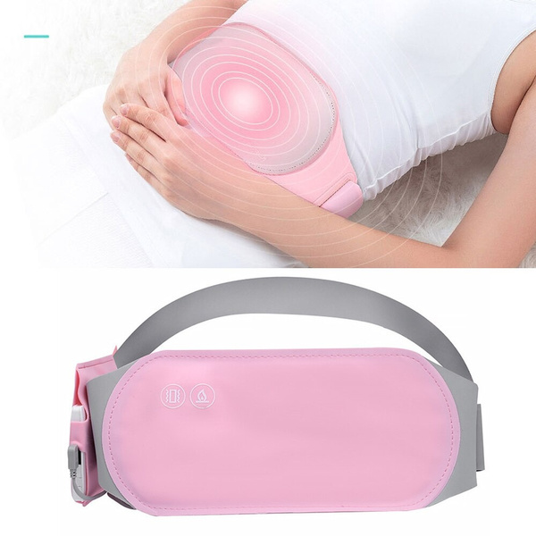 USB Electric Heating Waist Belt Pain Relief Warm Uterus Far Infrared