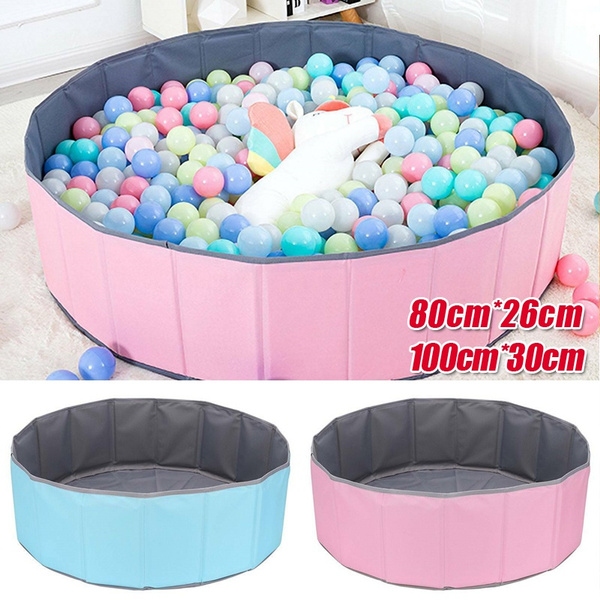 Large Foldable Kids Game Play Toy Tent Ocean Ball Pit Pool Indoor Outdoor 100cm 