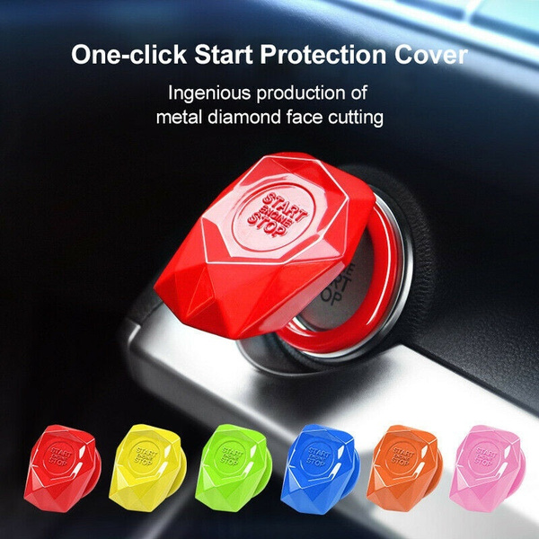 Universal Car Accessories Engine Start Stop Push Button Switch Protection Cover