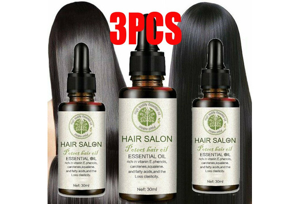 3pcs Hair ReGrowth Serum Hair Care Essential Oil Treatment for Soft Hair  Pure | Wish