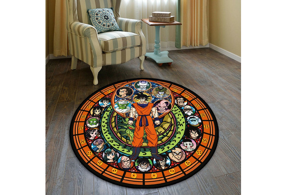 Dragon Ball Z Budokai Tenkaichi 3 Disc Round Rug Carpet