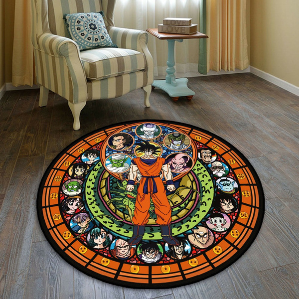 Dragon Ball Z Budokai Tenkaichi 3 Disc Round Rug Carpet