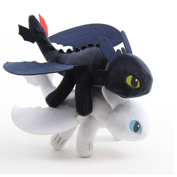 4 Toothless Anime Figure Night Fury Light Toys Dragon Plush Doll Toys Children