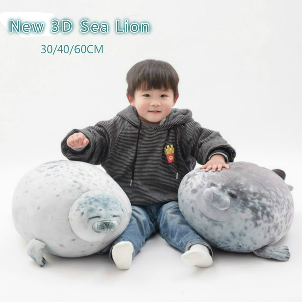 realistic seal plush