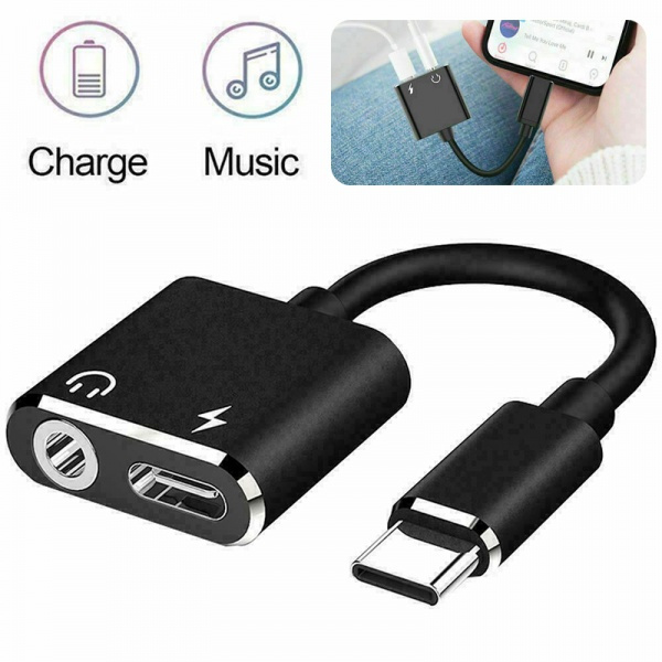 Usb c aux discount splitter