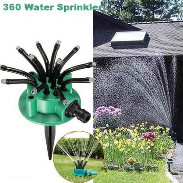 1pc 360 Degree Automatic Sprinkler, Lawn Irrigation Head Set