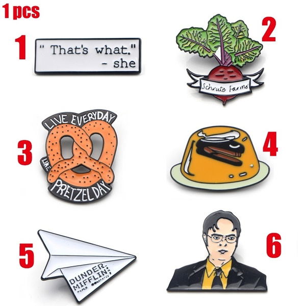 The Office Dunder Mifflin Logo Enamel Pin