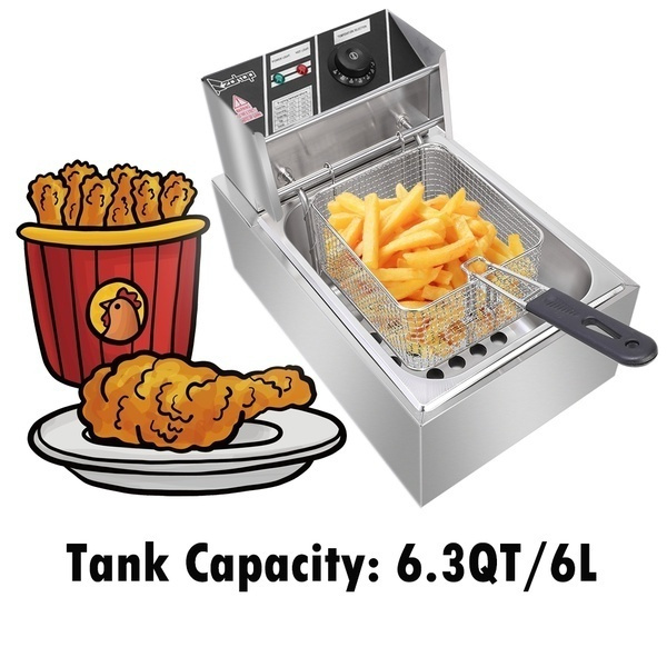 Electric Deep Fryer electric fryer single-cylinder large capacity