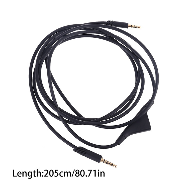 Cabo de fone de ouvido de áudio com controle de volume para fone de ouvido  para jogos Astro A10 A40 G233 VIV | Wish