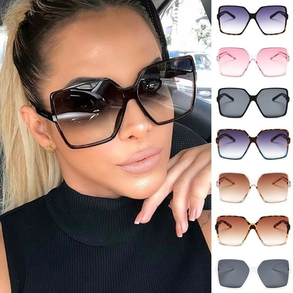 2020 New Fashion Luxury Brand Designer Oversized Square Sunglasses