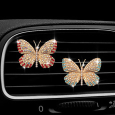 airfreshener, butterfly, Crystal, Cars