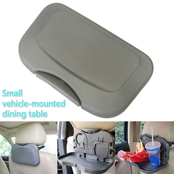 Car Drink Food Cup Tray Holder Seat Back Stand Table Desk For Any Car