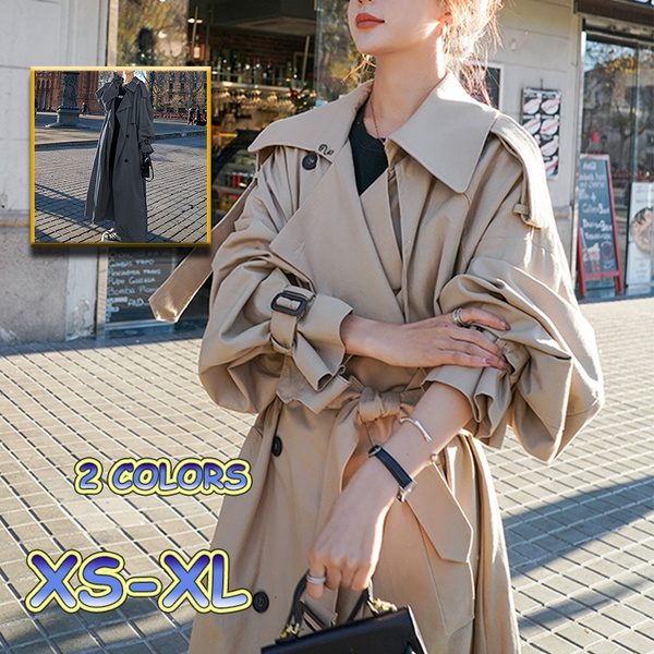 Korean style oversized on sale coat