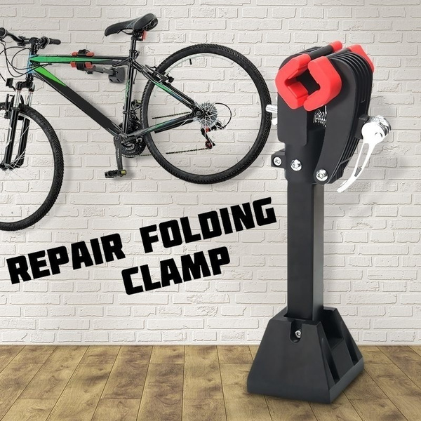 Foldable Heavy Duty Bicycle Repair Stand Wall Mount Bike Maintenance Rack New 