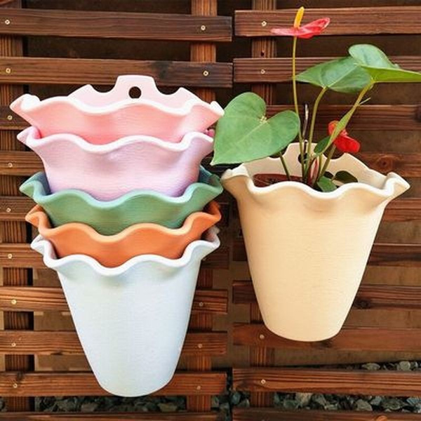 Wall Hanging Plant Pot Flowerpot Gift Flower Pots & Planters Home Decor