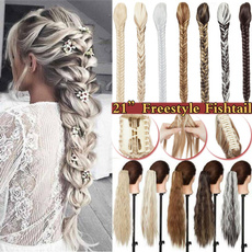 ponytailextension, Women, Hairpieces, braidinghair