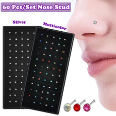 noseaccessorie, Steel, Jewelry, crystalnosering