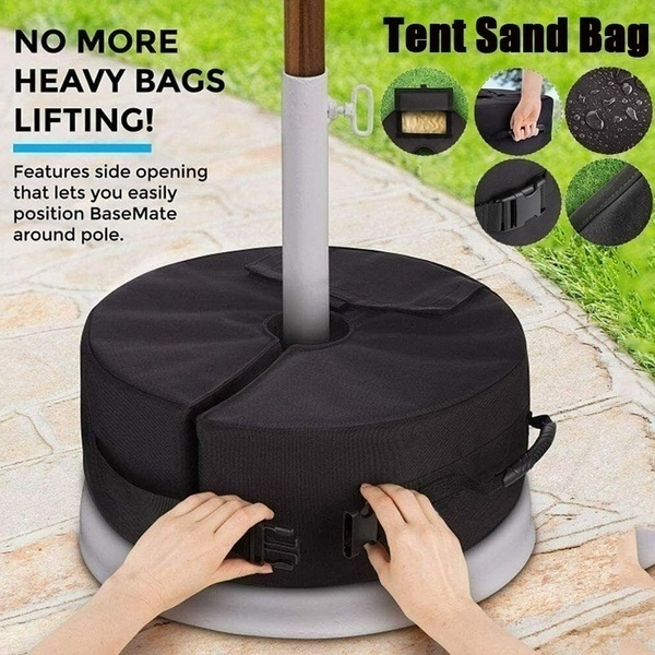 Sand Bag Weights Outdoor Umbrella Parasol Tent Base Stand Patio Garden Sunshade 