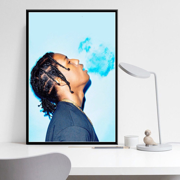 ASAP Rocky Green Poster Poster Illustration Art Print 