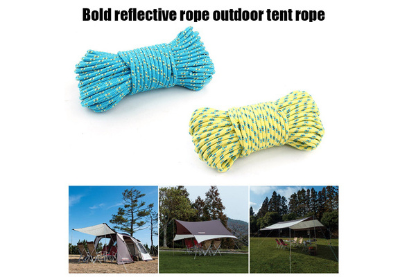 Outdoor Reflective Rope Tent Canopy Fastener Strings Sports Climbing Cord Line 