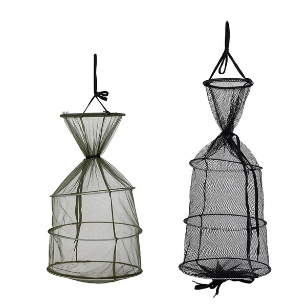 Portable Live Bait Shrimp Fish Basket Wish