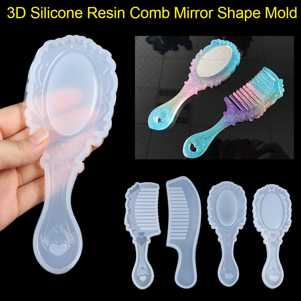 Dropping Glue Silicone Molds Resin Comb Mold Pendant Mould Jewelry Making Tool