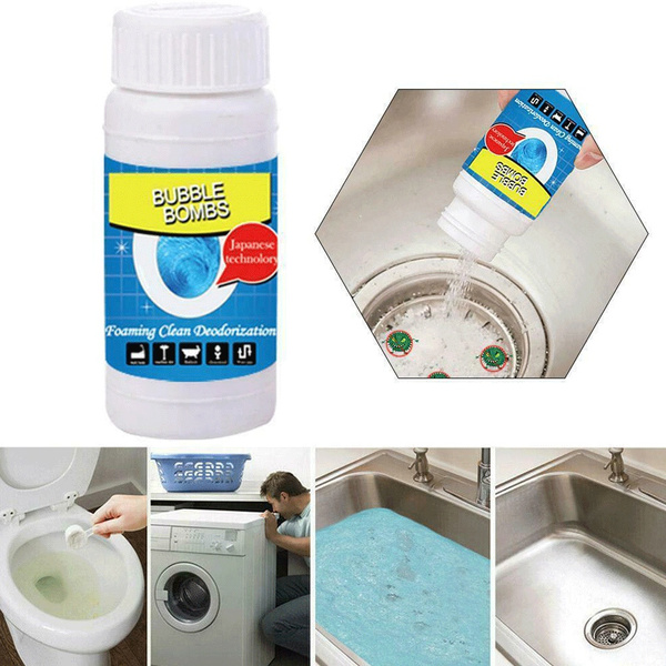 3x Fast Drain RemoverHot Sink Pipe Dredge Bomb Toilet- Quick - Foto 7