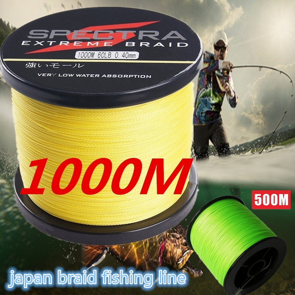 2020 New Japan Super 500M.1000M PE braided line deep sea fishing line 4  weaving / braiding line 6LB -100LB