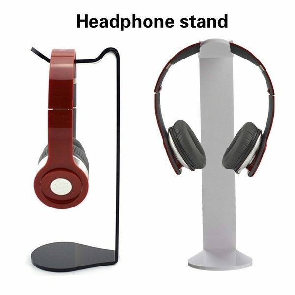 1PC Brand new Simple Design Acrylic Headset Hanger Earphone Holder