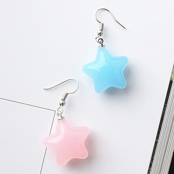 Pendientes Colgantes Acrílicos De Color Caramelo Hechos A De Pendientes Colgantes Acrílicos De Color Caramelo Hechos A De