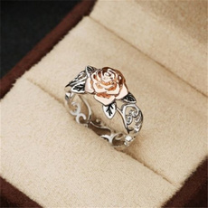 roseflowerring, Sterling, Flowers, wedding ring