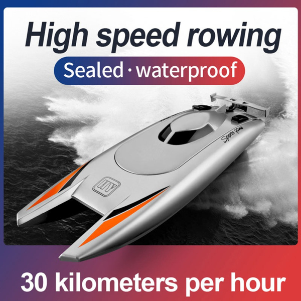 Barco de control remoto de alta velocidad doble motor 