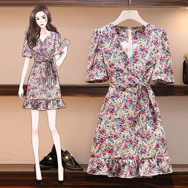 casual latest korean dress designs