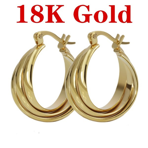 gold drop dangle earrings