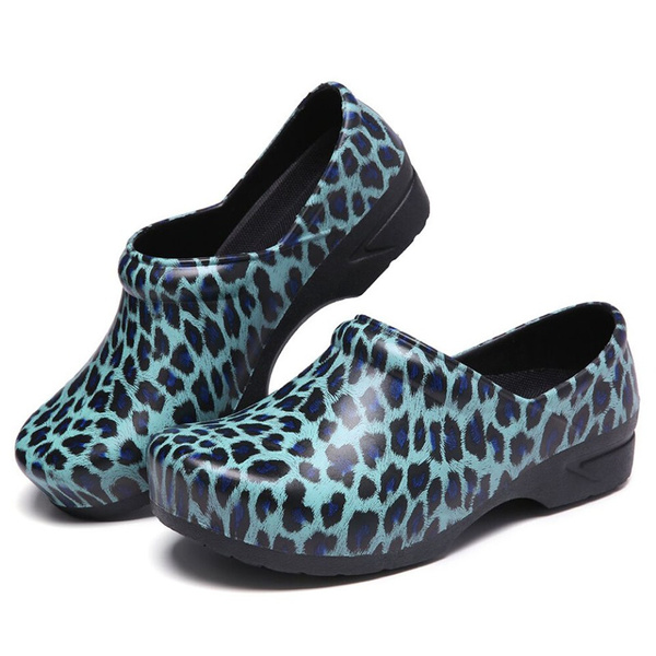 leopard nurse shoes