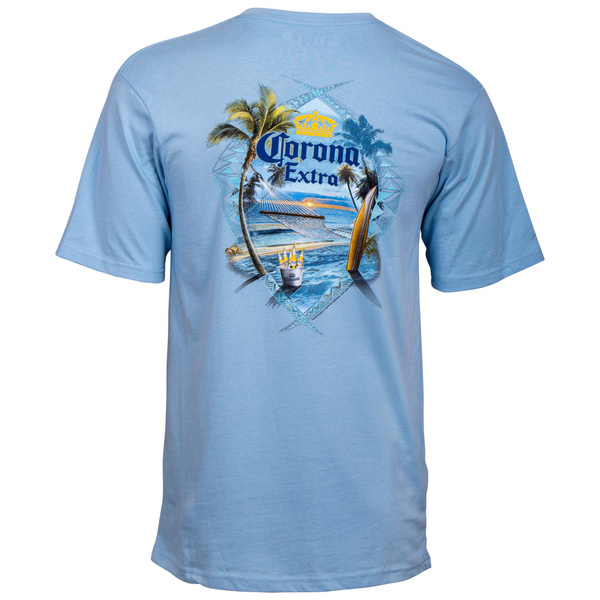 Corona Extra At The Beach Blue T-Shirt | Wish