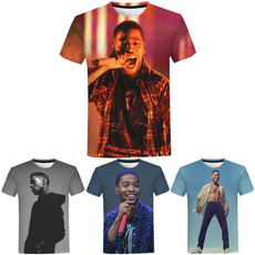 Hip Hop, Summer, Polyester Shirt, Graphic T-Shirt