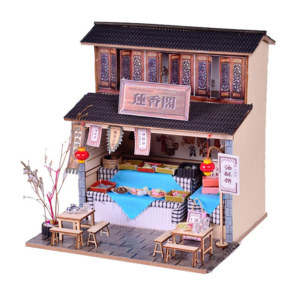 Diy Handmade Wooden Dollhouse Miniature House