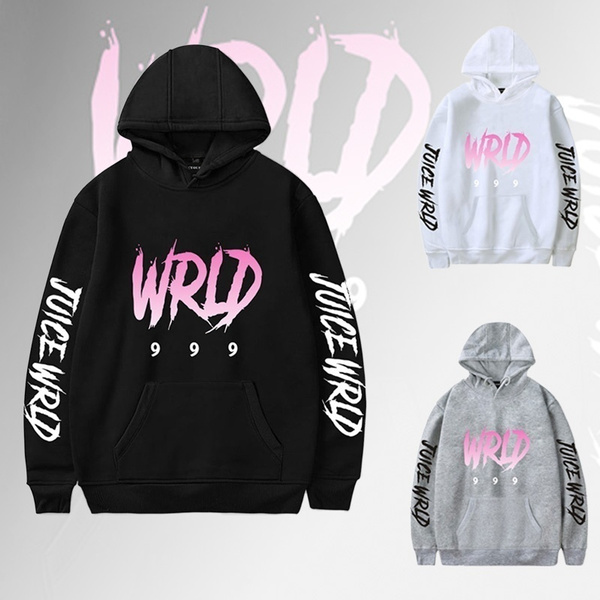 juice wrld pullover moletom com capuz