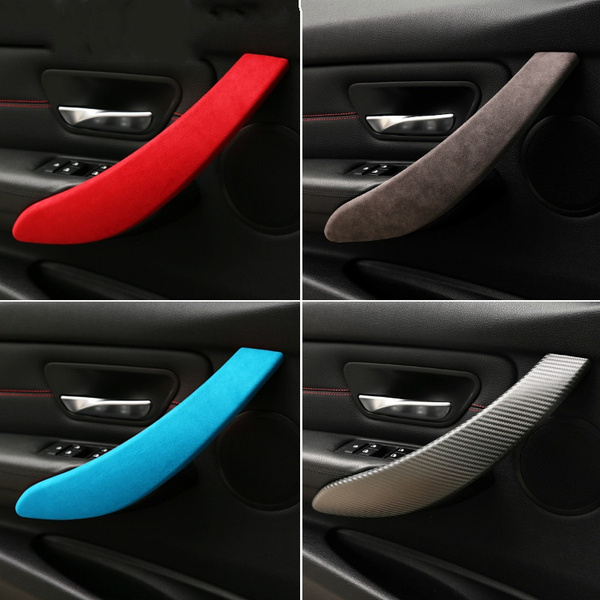 Alcantara Wrap Leather Car Door Armrest Panel ABS Covers Car Stickers  Car-styling for BMW F30 F31 F32 F34 F36 3GT 3 4 Series